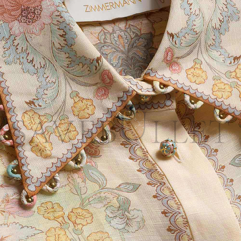 ZIMMERMANN REBELLION SHIRT SET 6931TC261